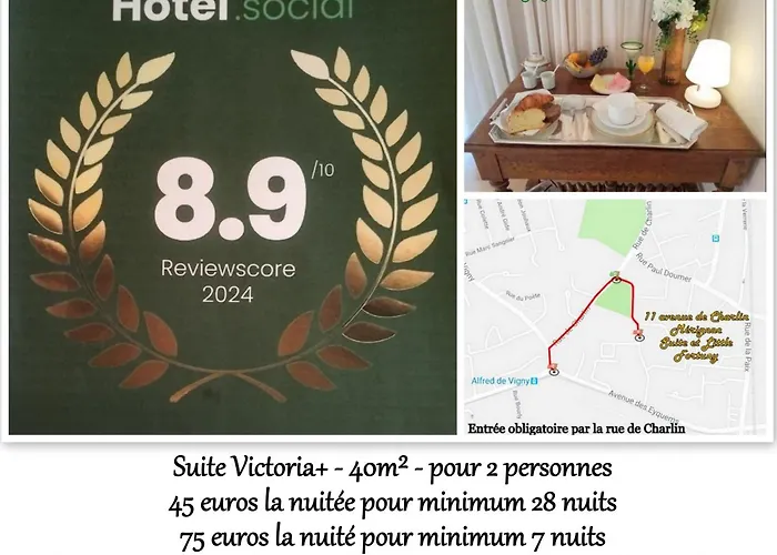 Le Fortuny - 3 Suites, 2 Apparts, 1 - Proche Tram Ligne Aeroport Et Parking Gratuit Mérignac
