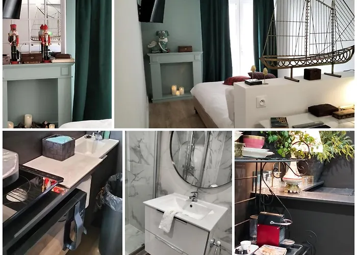 Le Fortuny - 3 Suites, 2 Apparts, 1 - Proche Tram Ligne Aeroport Et Parking Gratuit Nocleg ze śniadaniem