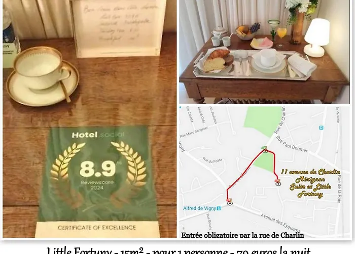 Bed & Breakfast Le Fortuny - 3 Suites, 2 Apparts, 1 - Proche Tram Ligne Aeroport Et Parking Gratuit Mérignac